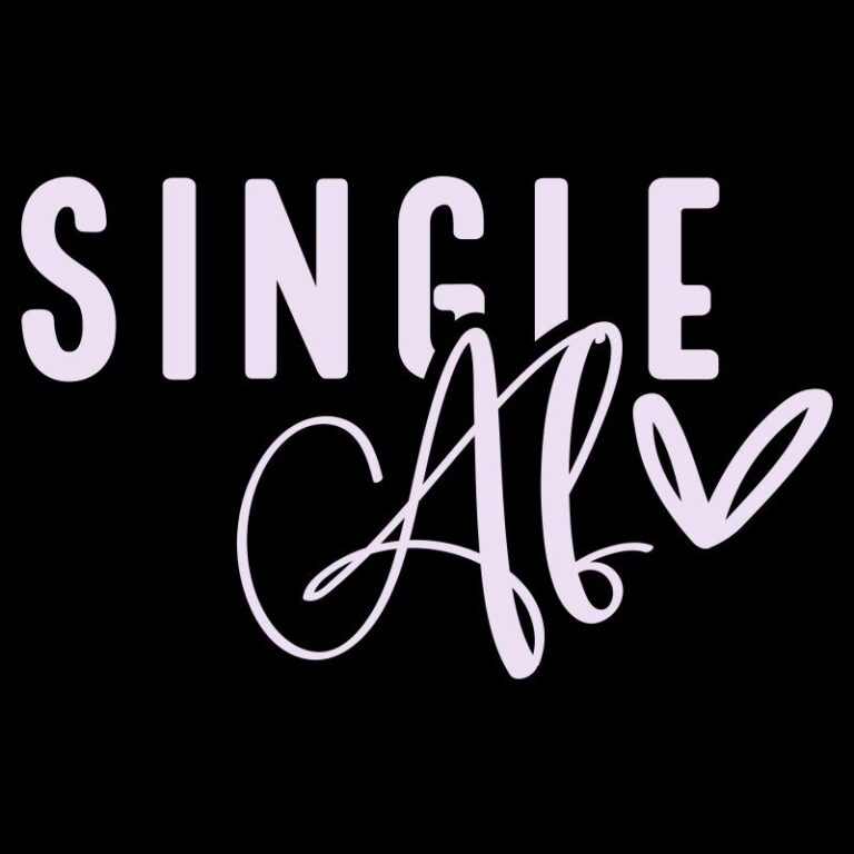 Single AF design featuring bold block letters with a script-style "AF" and a heart accent, perfect for Valentine's Day humor and DIY heat transfers.